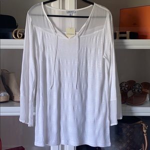 NWT Lucky Brand 3/4 sleeve top